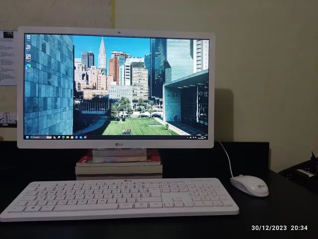 Promoção! LG All in One + Impressora Hp+ Teclado e Mouse Original + Teclado e Mouse Gamer
