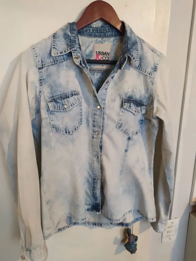 Camisa jeans 38 - Foto 3