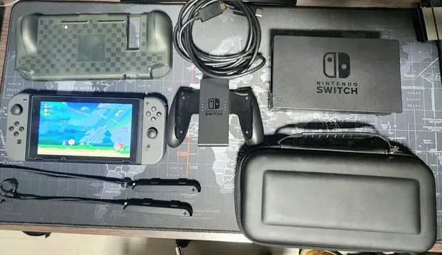 Nintendo switch completo com acessórios 