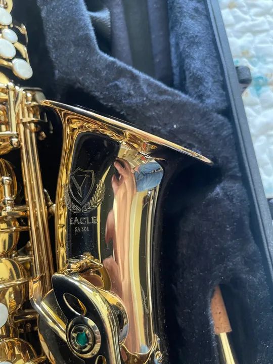 Sax alto Eagle novo no case  - Foto 5
