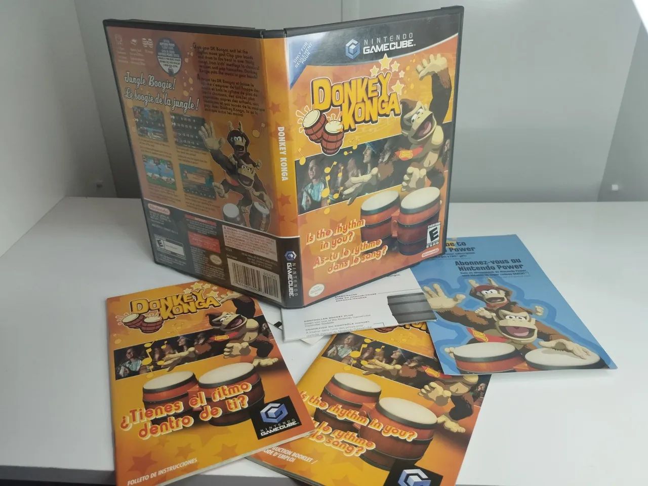 JOGO DONKEY KONGA ORIGINAL PARA GAME CUBE