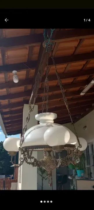  * Lustre retro anos 1900 - Foto 2
