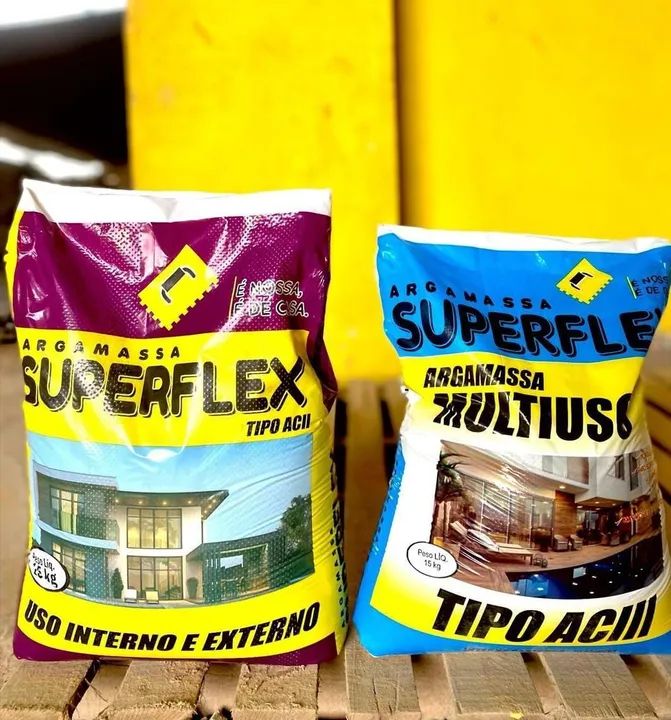Argamassa Superflex AC2 R$ 11,99 AC3 23,99