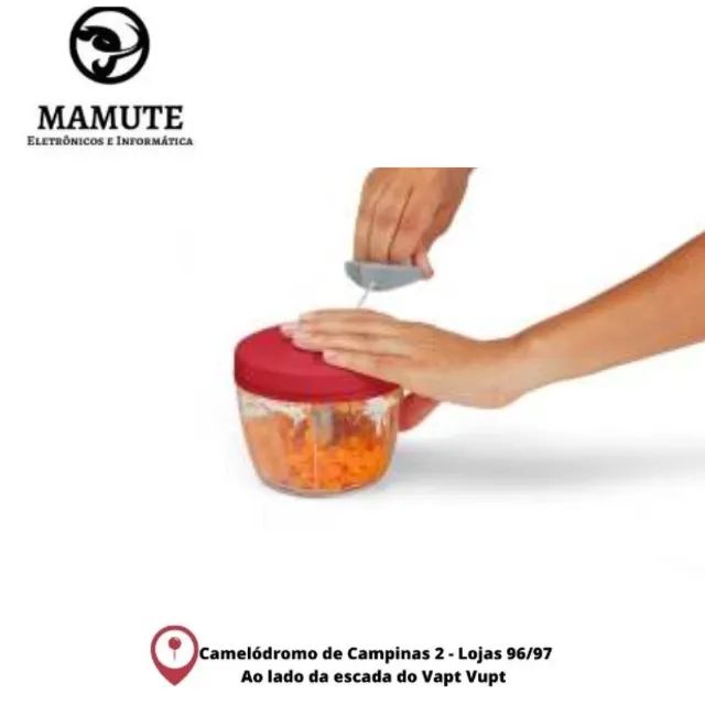 Mini Processador De Alimentos Manual 3 Lâminas - Ud002