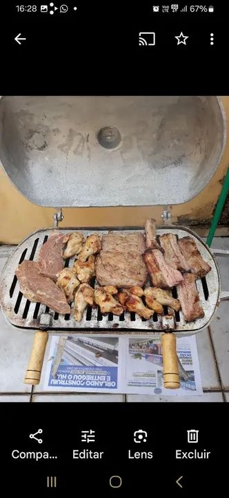 Churrasqueira aluminio fundido - Foto 2