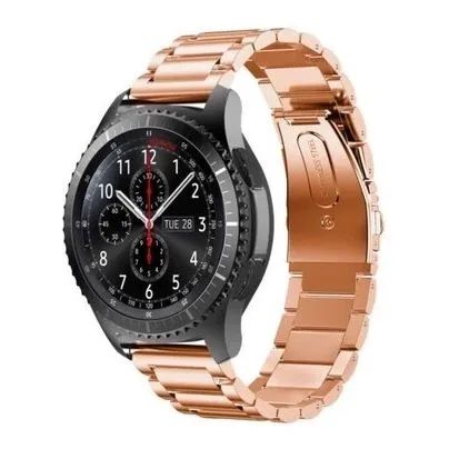Pulseira em aço 22mm para Relógio Smartwatch Samsung Amazfit Haylou etc - Foto 4