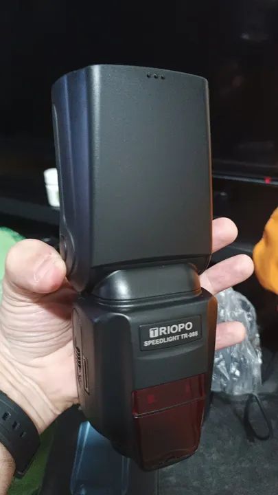 Flash triopo tr 988 ttl ettl para Canon e Nikon  - Foto 4
