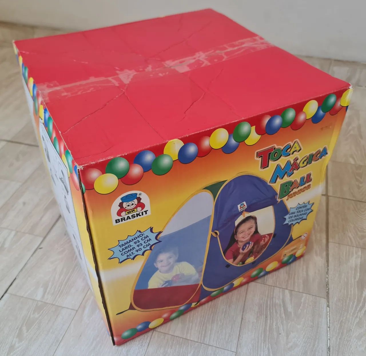 Barraca Infantil - Toca Mágica Ball - Braskit com 100 bolinhas - Foto 2