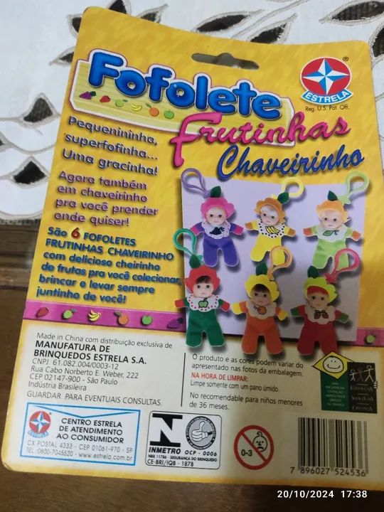 Fofolete Frutinhas Chaveirinho  - Foto 2