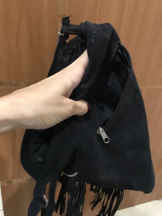 Bolsa de ombro preta - Foto 3