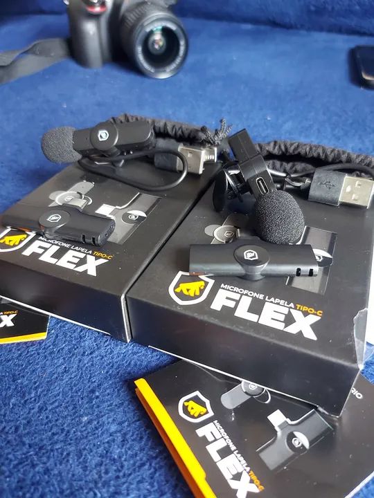 Microfone sem fio Lapela tipo C