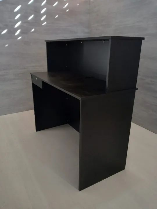 Balcão light reto simplificado preto  - Foto 2