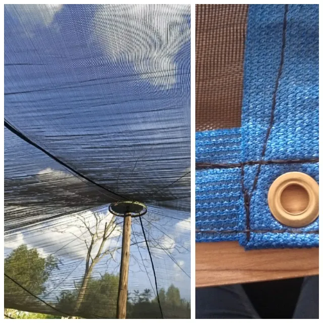 Tela com Borda para Proteção/Sombreamento em Polietileno Alta Densidade 8x7