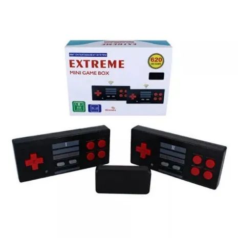 Vídeo game retrô com 620 jogos e 2 joystick sem fio  - Foto 3