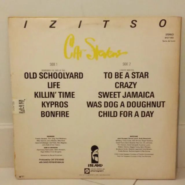 Vinil Cat Stevens - Izitso - Foto 2