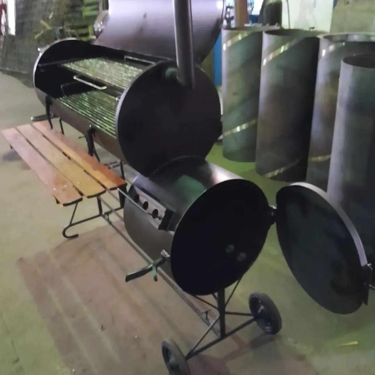 Pit Smoker BBQ Defumador Profissional  - Foto 4