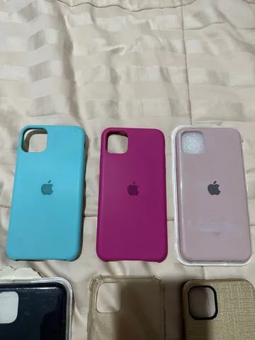 Lote 7 capas celular iPhone 11 Pro Max semi nova impecável  - Foto 2