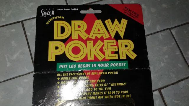 Draw Poker Asylum antigo lacrado  - Foto 2