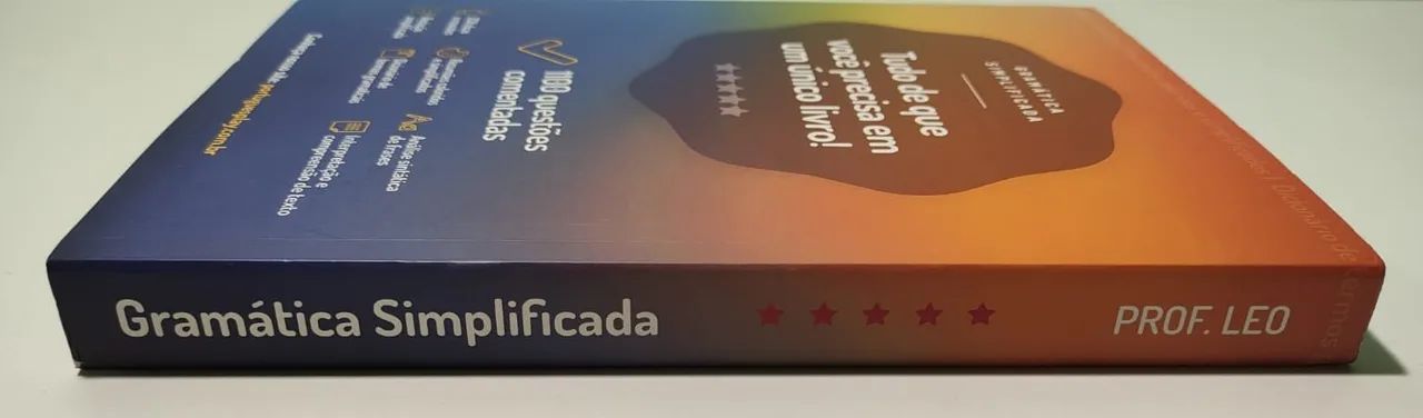 Livro: Gramática Simplificada - Professor Leo - Português Para