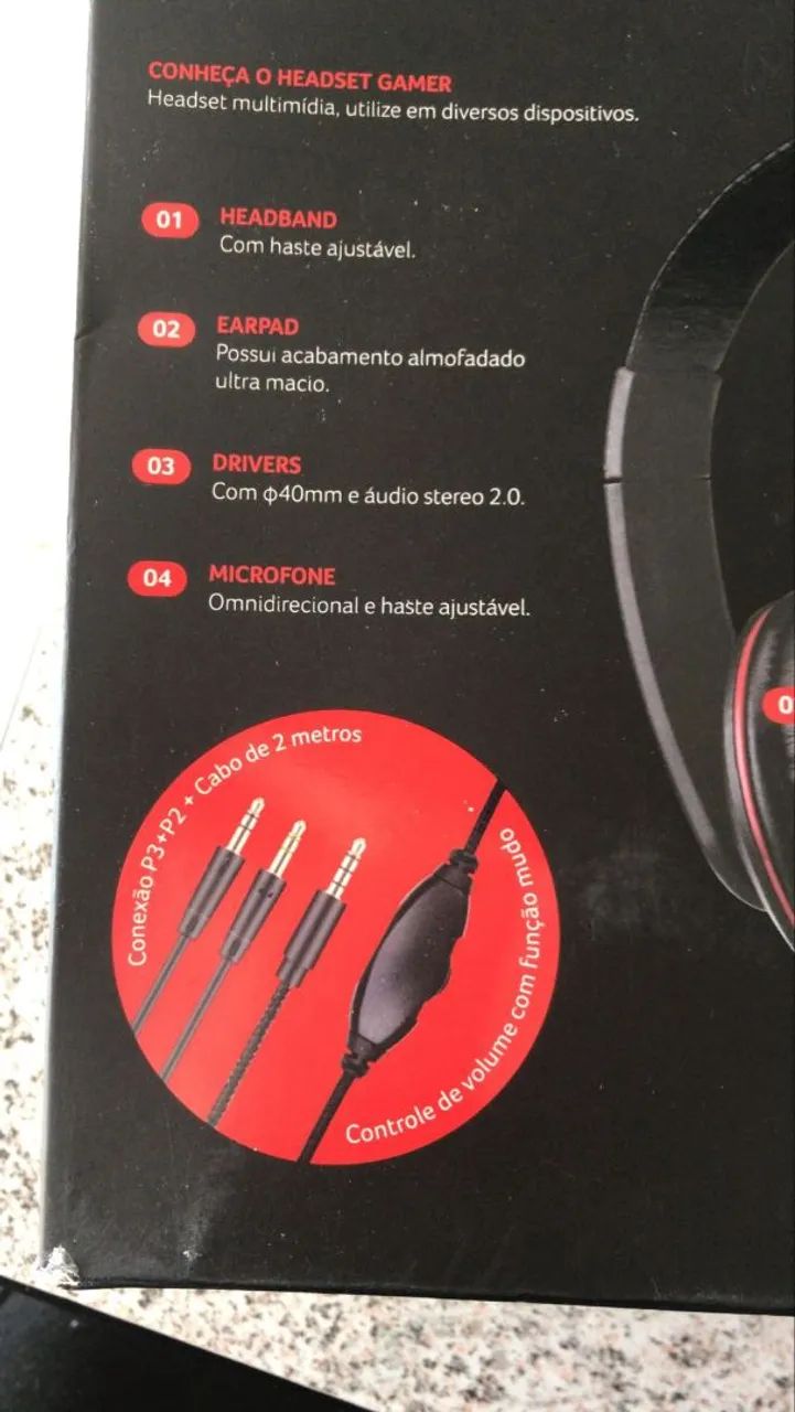 Headset Gamer com Microfone  - Foto 3