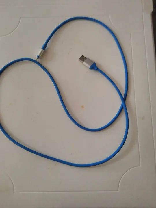 Cabo H'MASTOM TURBO azul de iPhone NOVO