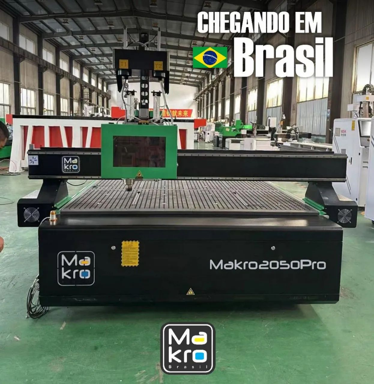 Router CNC com dupla spindle