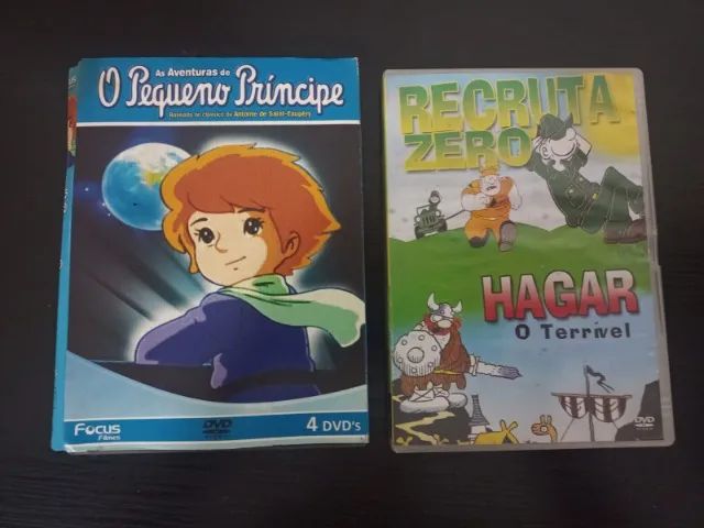 DVD Pequeno Príncipe (box) + DVD Recruta Zero e Hagar - O terrivel
