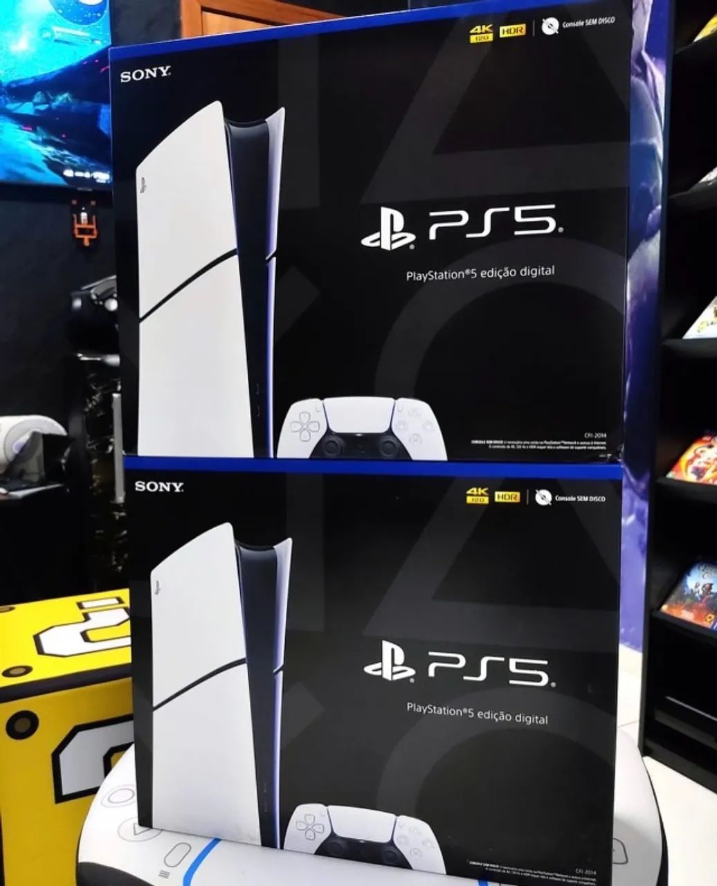 Sony Playstation 5 Slim Midia Digital 1TB Originais Lacrados Pronta Entrega Loja Fisica - Foto 2