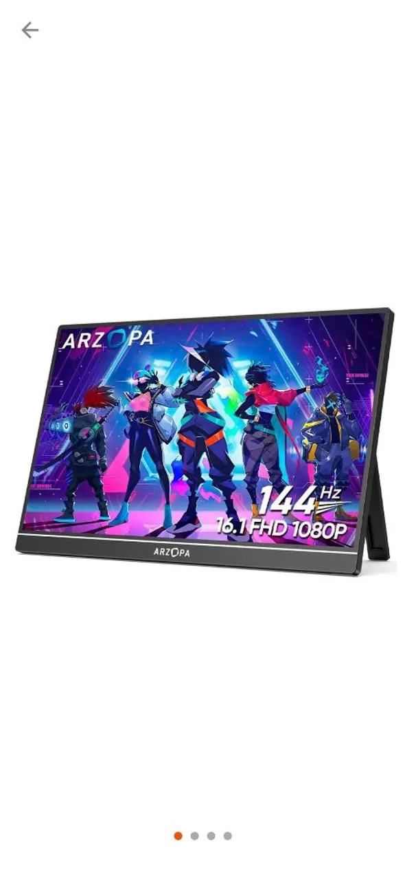 Monitor Portátil 144hz Arzopa 16,1 pol IPS