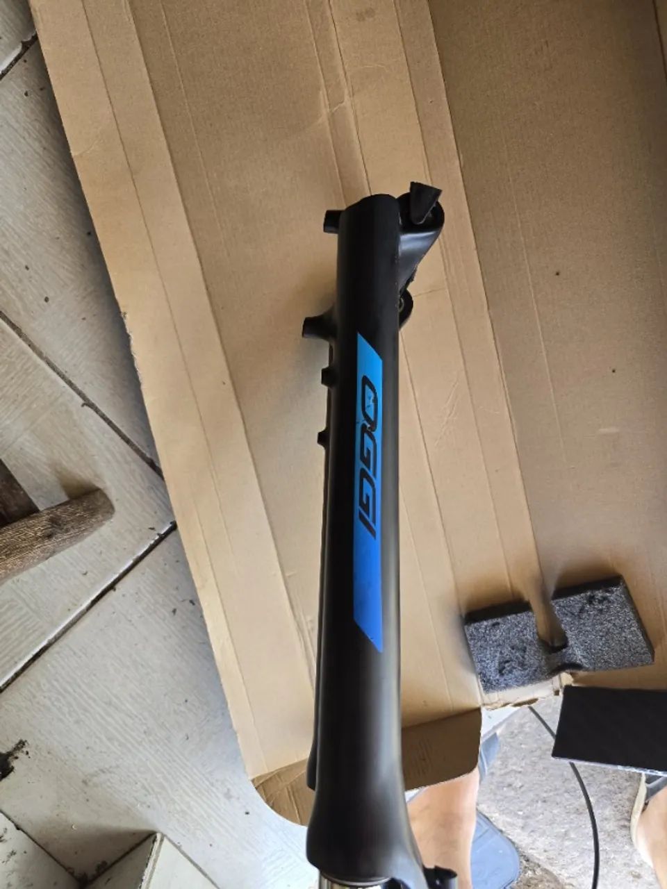 Garfo de suspensão Original oggi big wheel 7.0 2023 Azul - Foto 3
