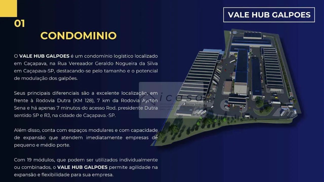 Galpão, 14226 m² A.c e 60.000,00 m2 A.t -Frente Km128 Dutra - Caçapava/SP - Foto 5