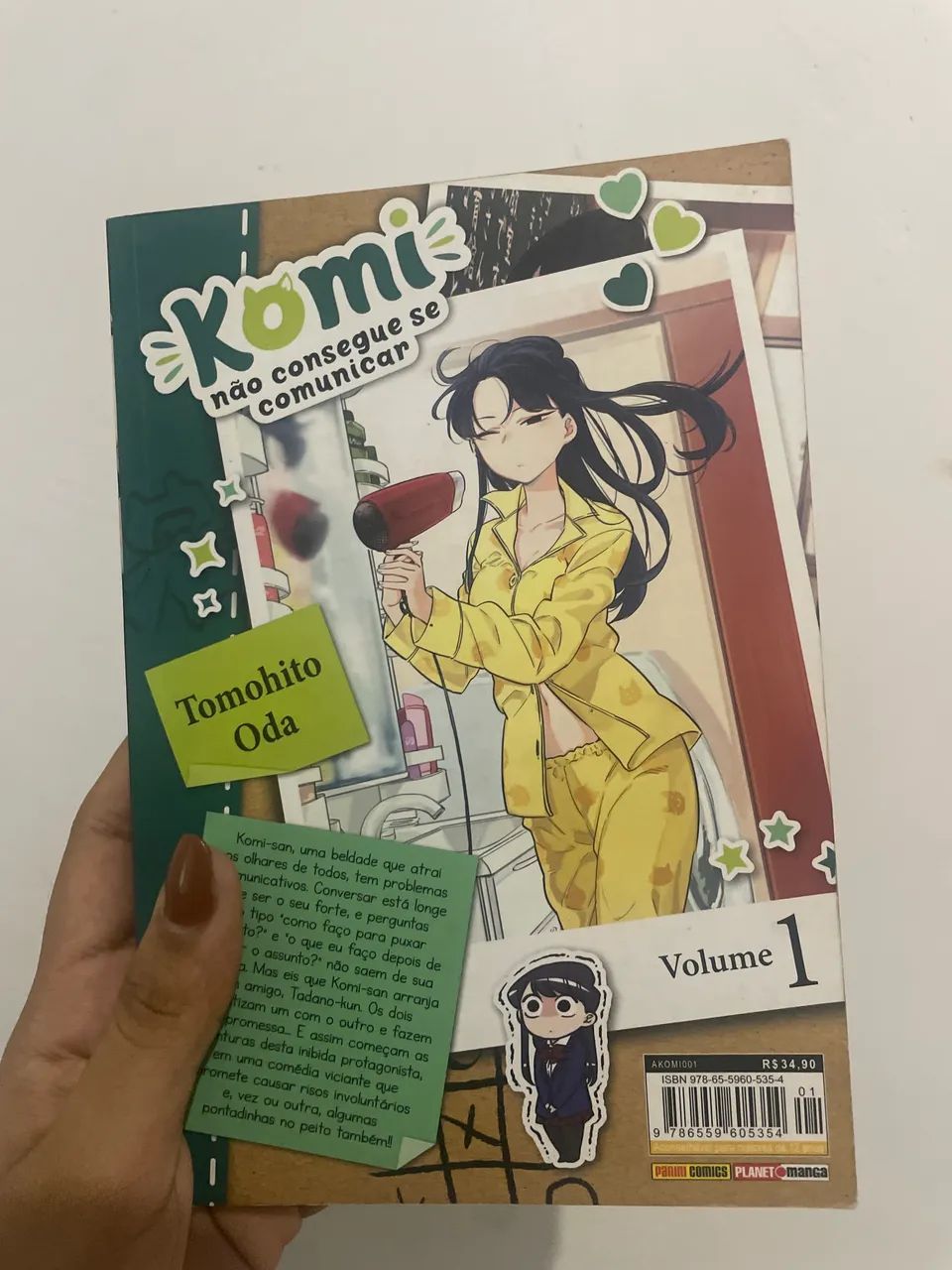 Manga Komi não consegue se comunicar Vol 1 - Foto 2
