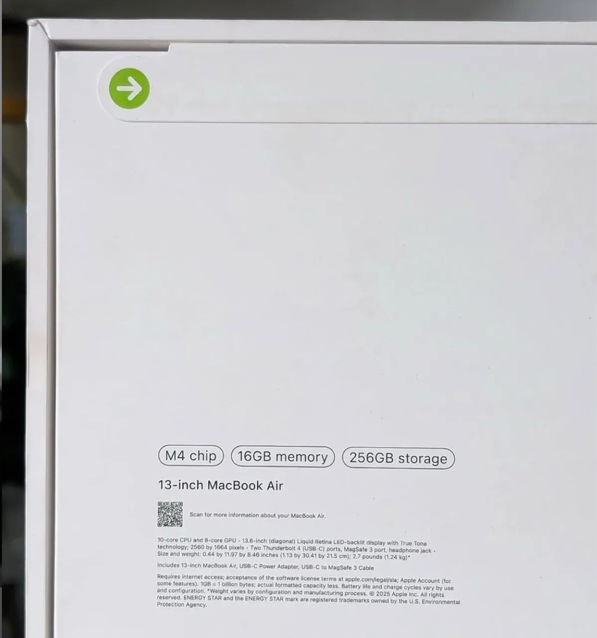 MacBook AIR M4 256gb LACRADO - Foto 3