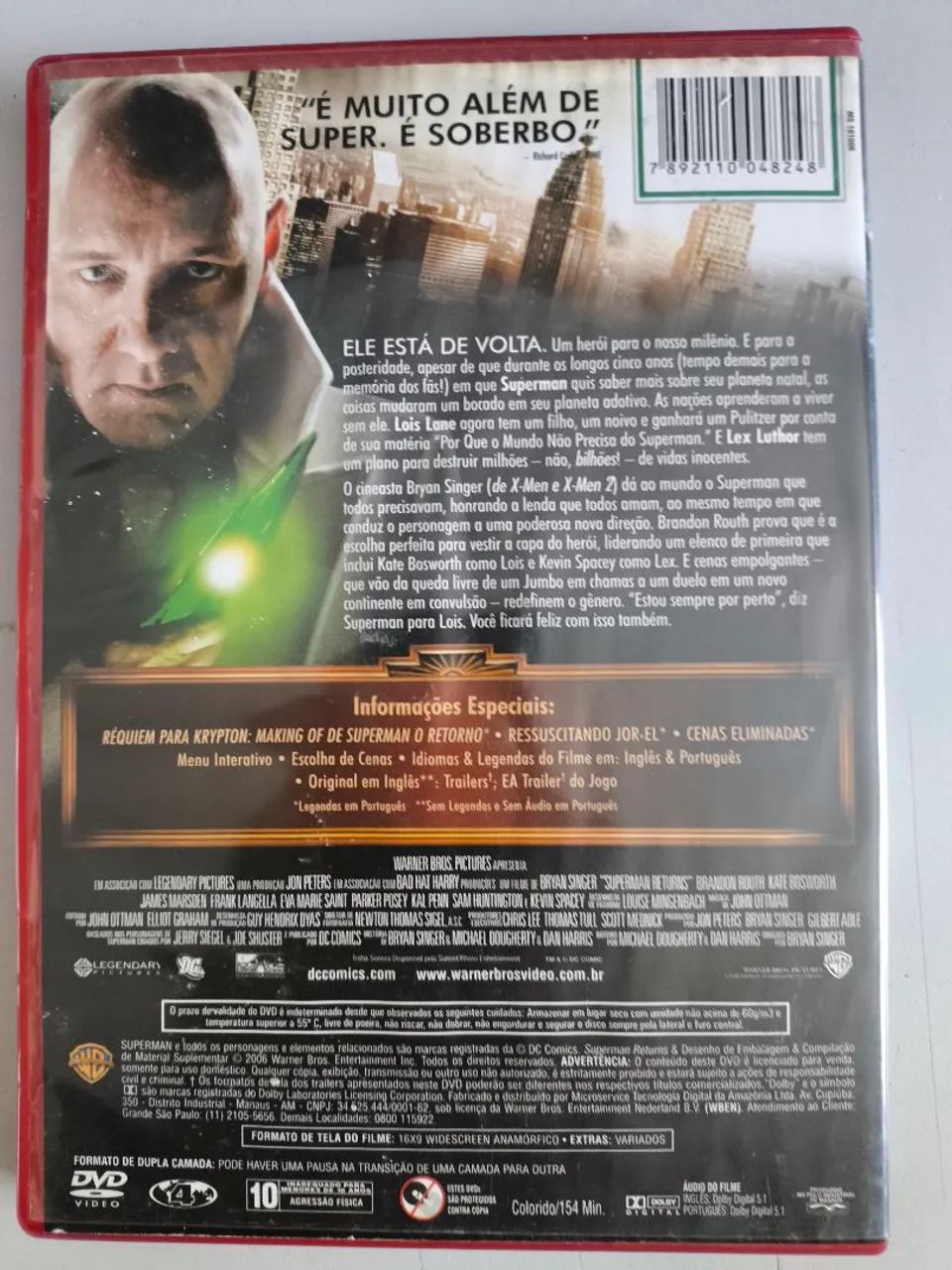 Dvd Superman O Retorno  - Foto 2