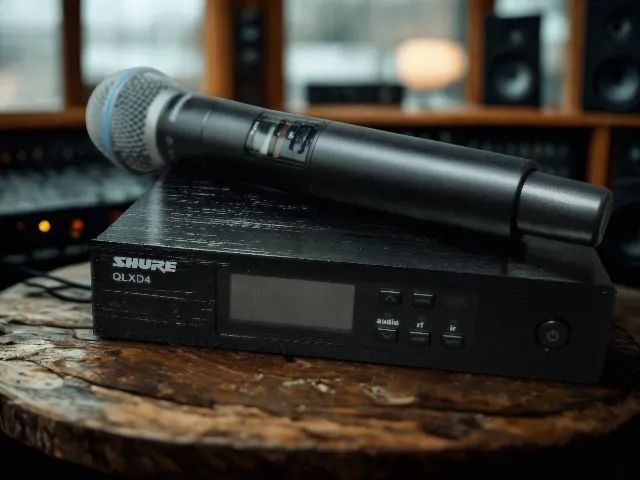 Microfone sem fio Shure QLXD - Novo 