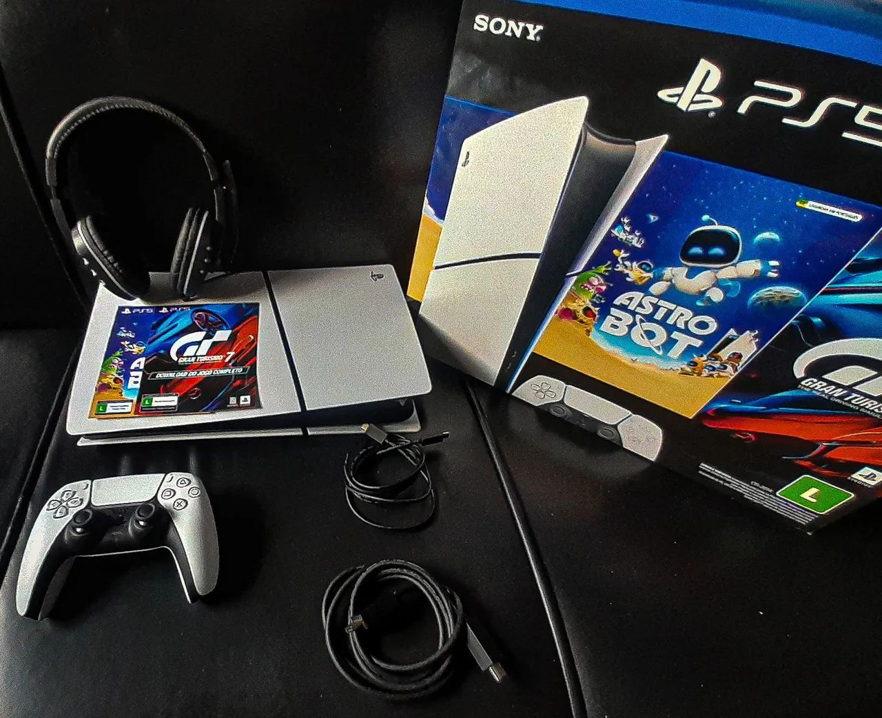 Ps5 Semi novo, jogos incluso, Fone incluso
