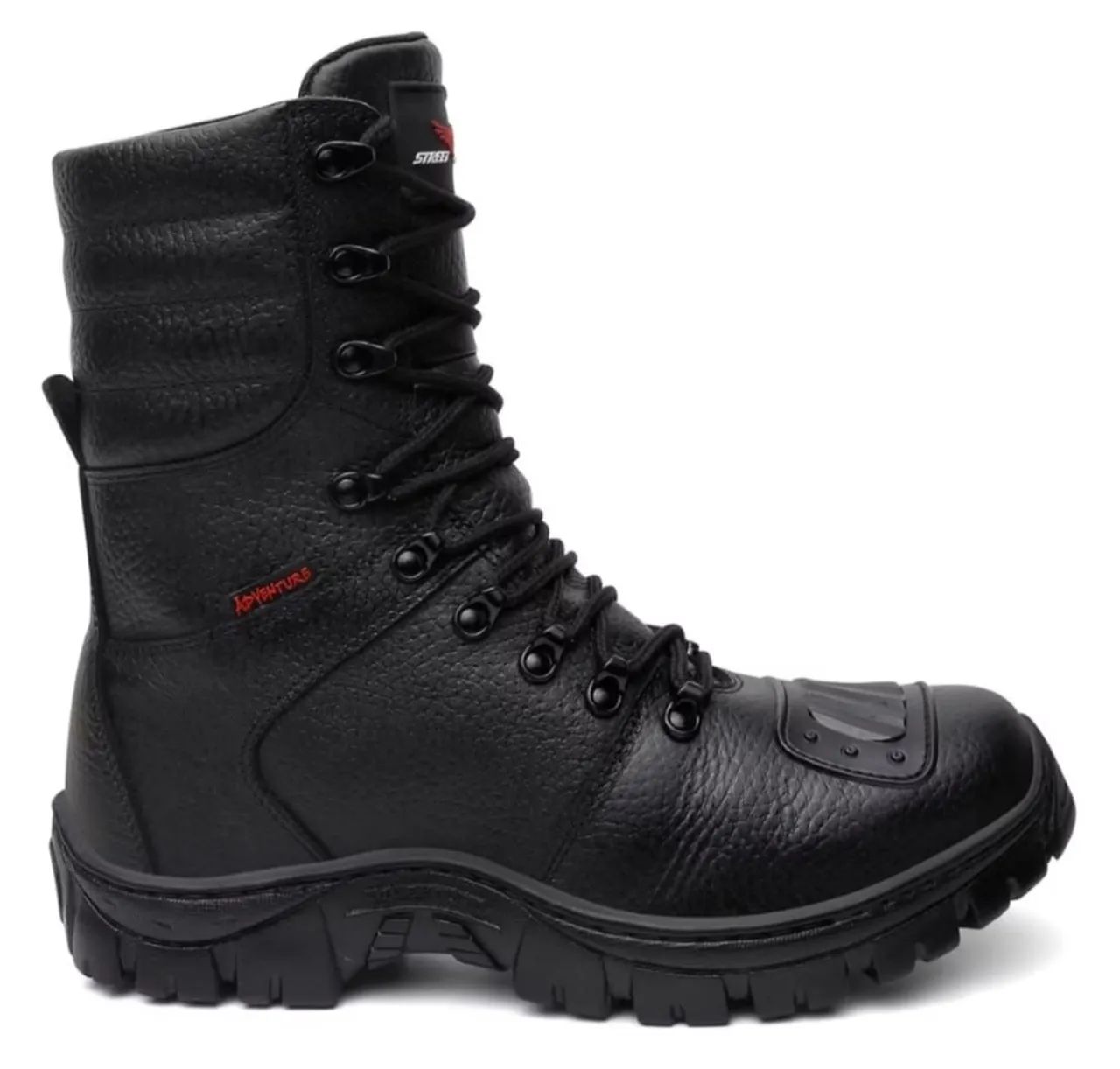 Botas cuturnos de couro com zíper  - Foto 4