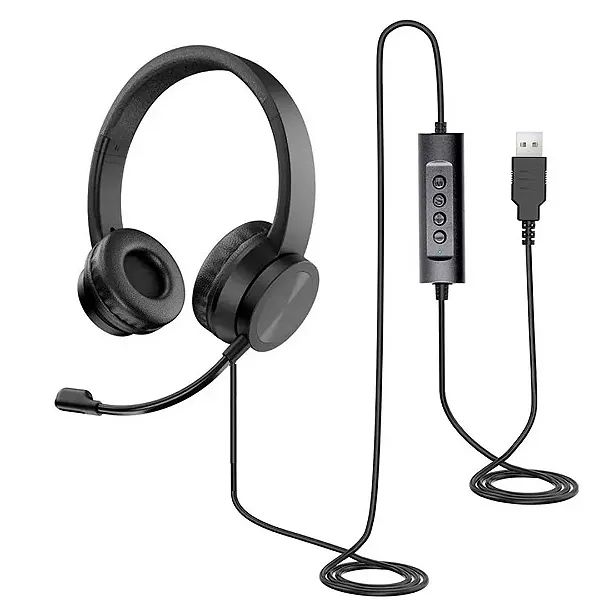 Headset USB para Call Center, Microfone com Cancelamento de Ruídos - Kross  - Foto 4