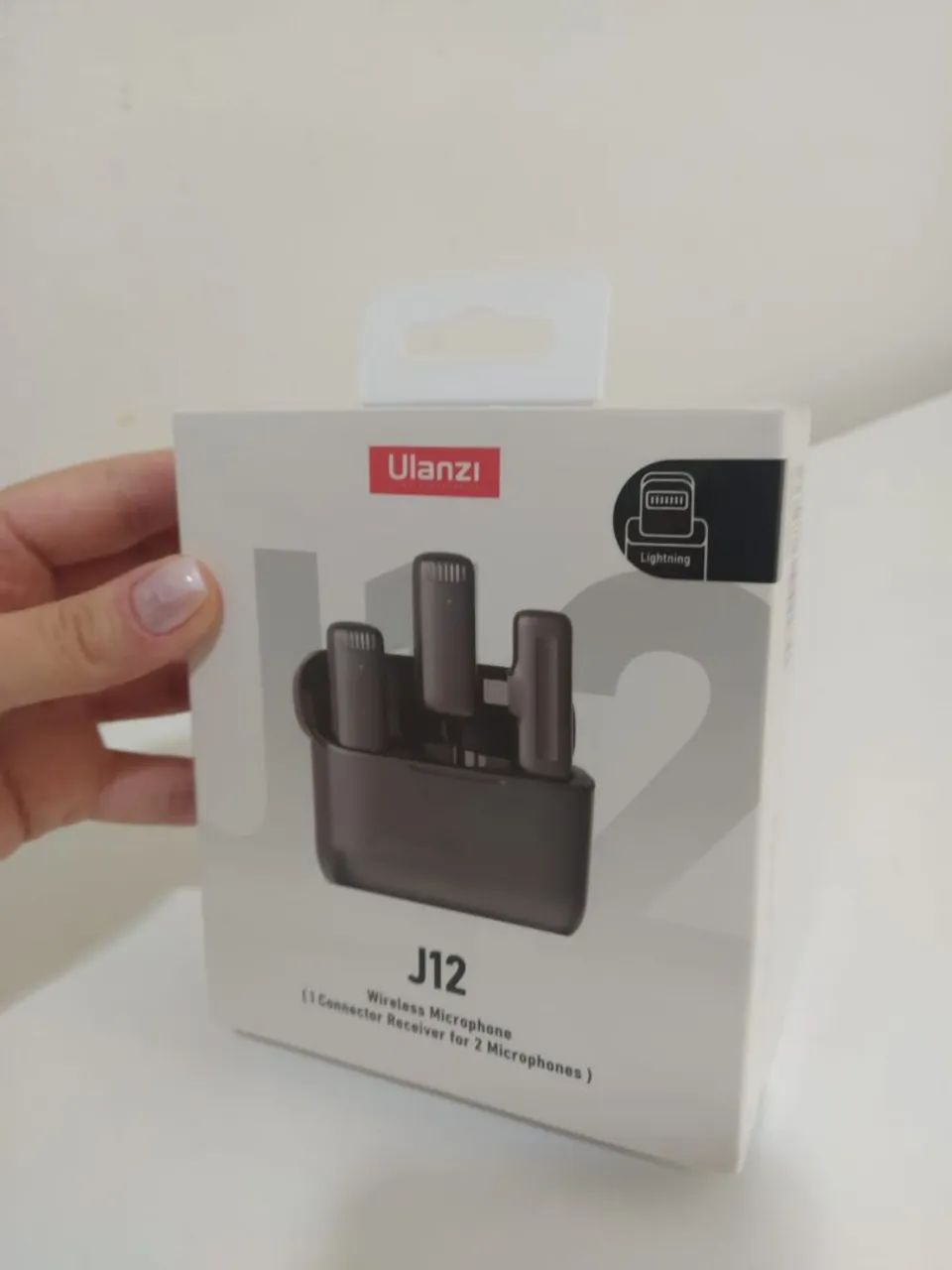 Microfone Sem Fio Ulanzi J12 para iPhone