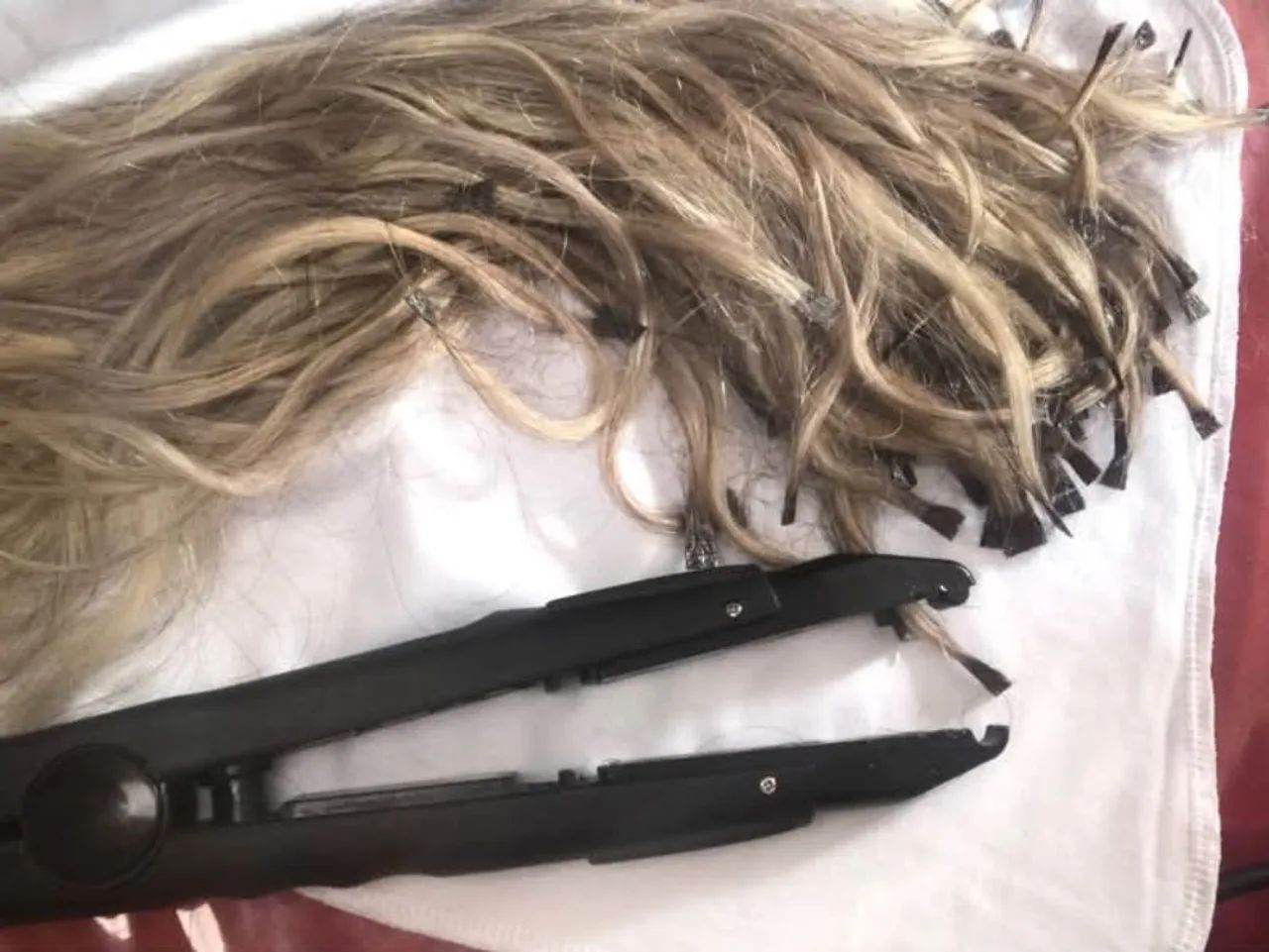 aplicação de mega hair