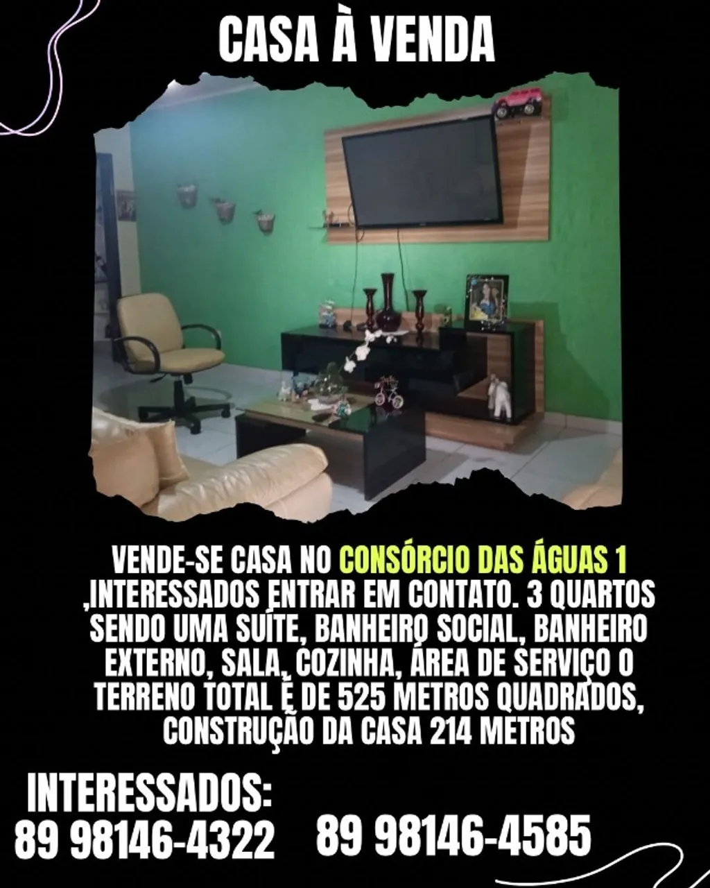 Vende-se casa em Bom Jesus- PI