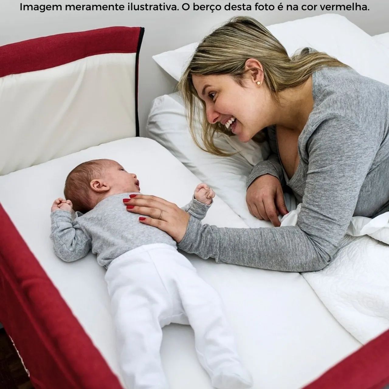 Berço Side by side(Lado a Lado) Napper Kiddo - Foto 5