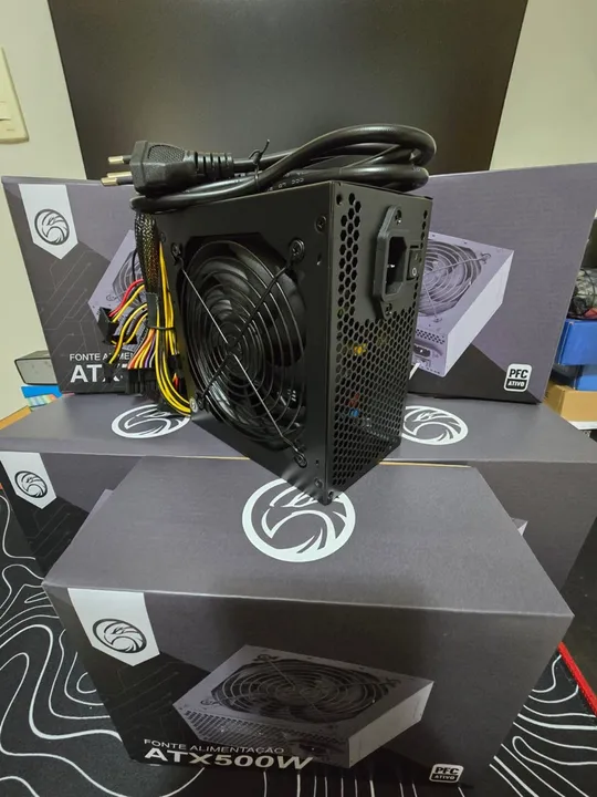 Fonte Gamer 500W PFC Ativo