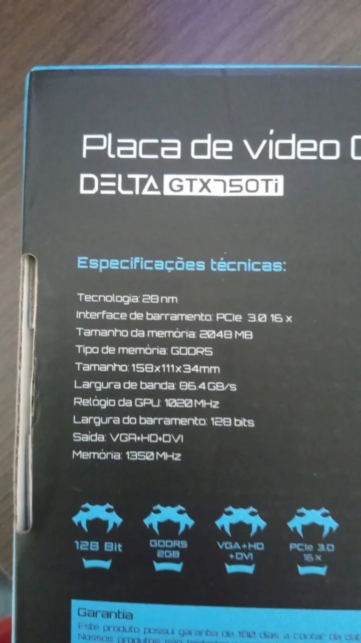 GTX 750 Ti Video Card DDR5 128bits64317761128579121