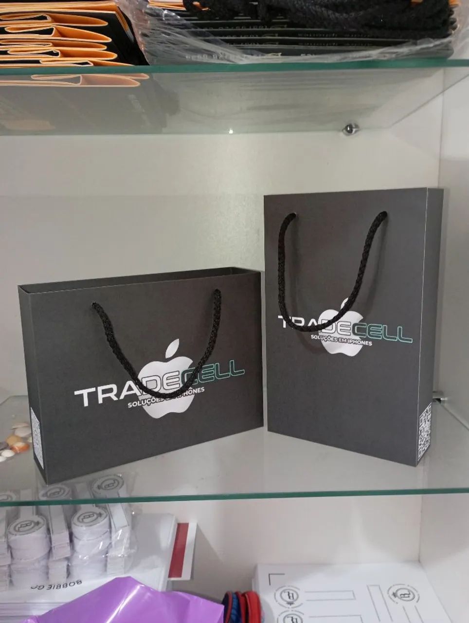 Sacolas de Papel Personalizadas para Loja de Celulares - Foto 2