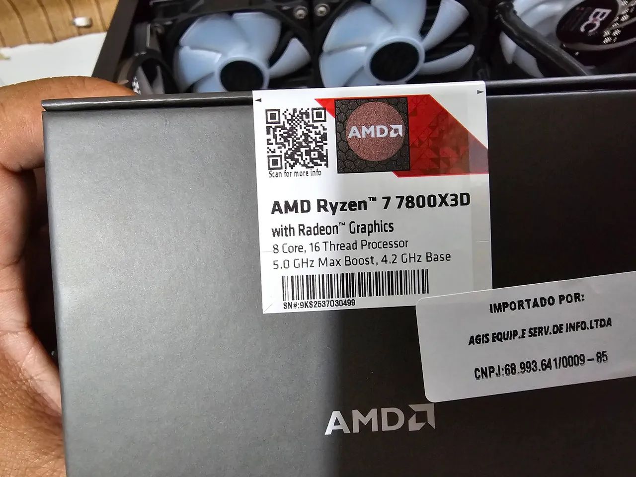 Processador AMD Ryzen7 7800x3d Lacrado com Garantia