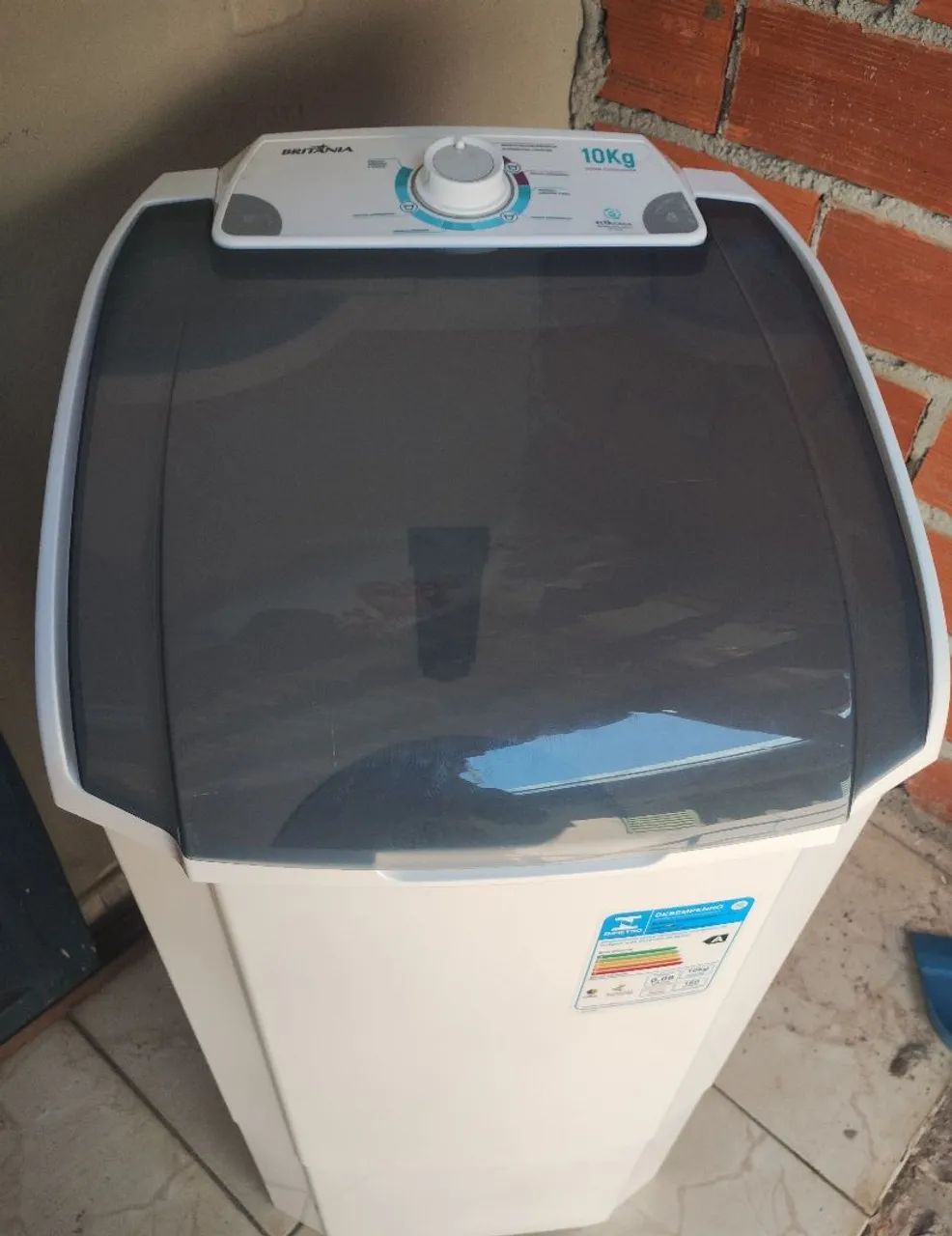 Tanquinho de lavar roupa Britânia semi-novo - Foto 4