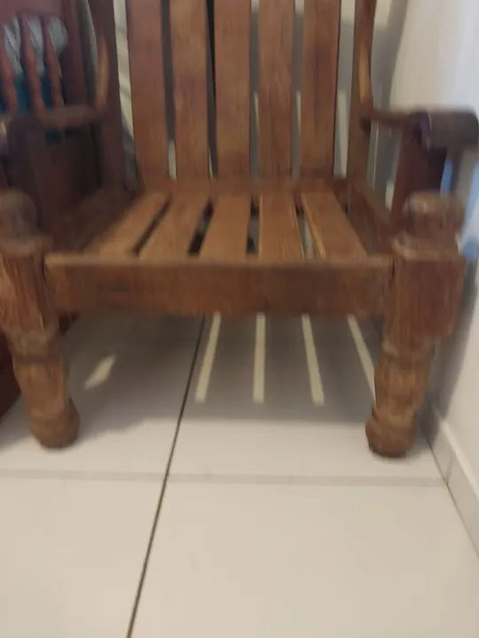 Cadeira estilo poltrona rústica  - Foto 4