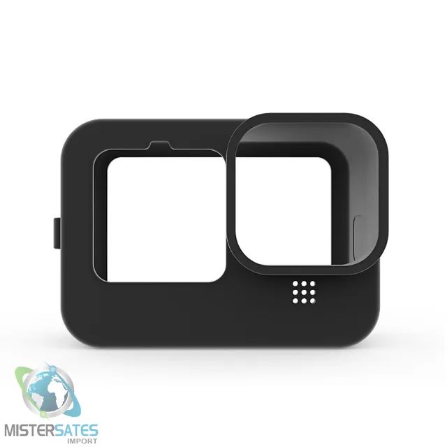 Capa mais Tampa Protetora De Silicone Moldura Gopro Hero 9 - COD 952 - Foto 3
