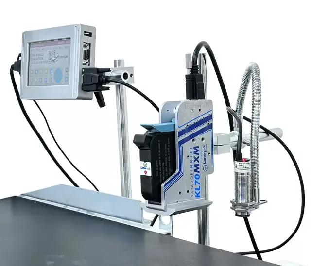 Datador Inkjet KL70-MXM Touch Screen Industrial (Codificadora, Marcadora) + Suporte